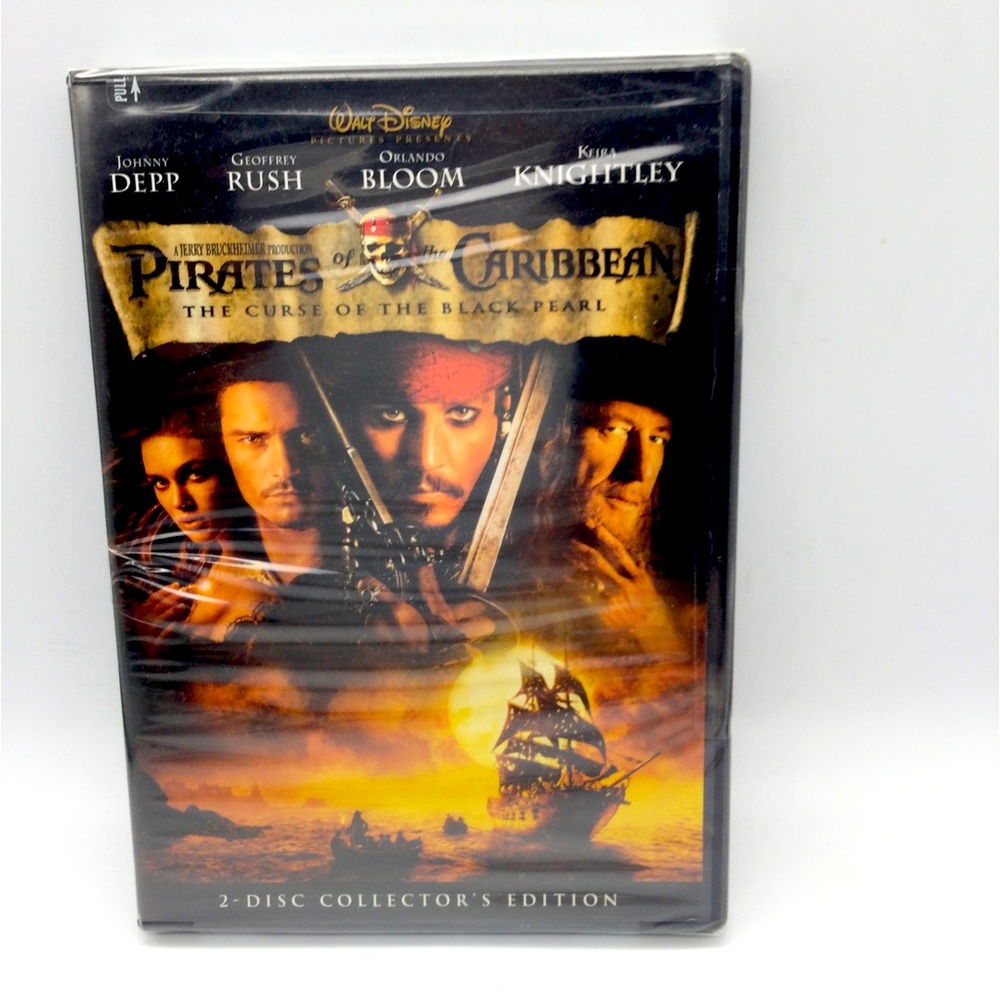 Vintage Pirates of the Caribbean dvd . Movie New .